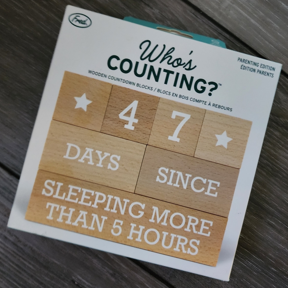 New Baby Countdown Blocks
